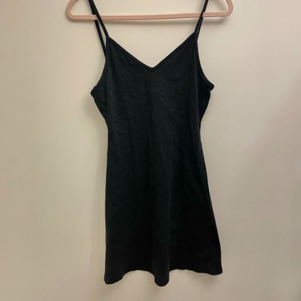 BDG Stretchy Black Criss-Cross Back Dress